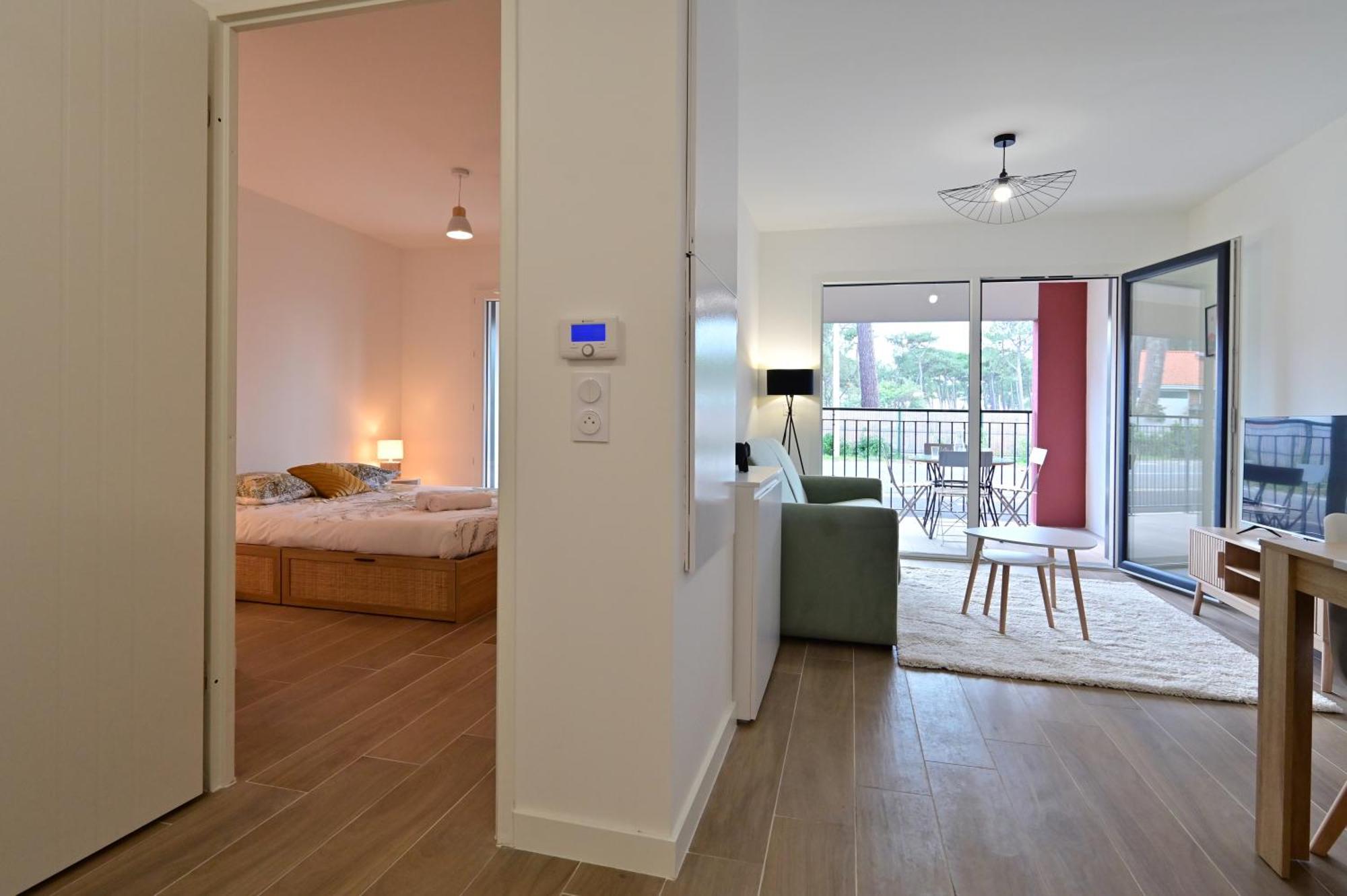 Biscawai Chaleureux Et Cosy Avec Terrasse Apartment Biscarrosse Exterior foto